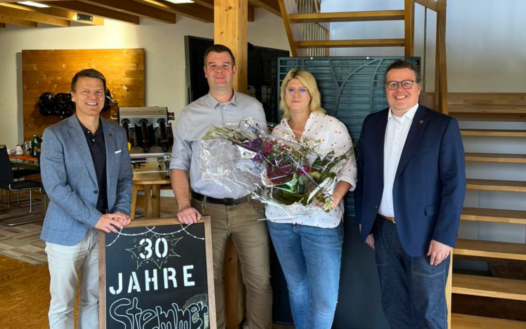 30-jähriges Firmenjubiläum der Stemmer Heizungs- und Solartechnik GmbH